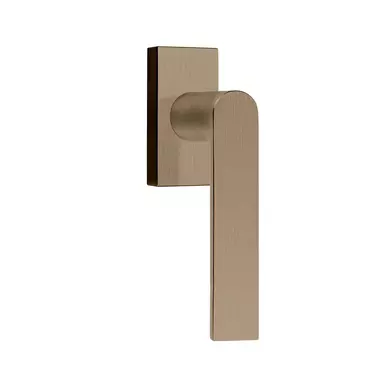 Draaikiep raamkruk links PVD licht brons Arc Piet Boon PBA101-DK